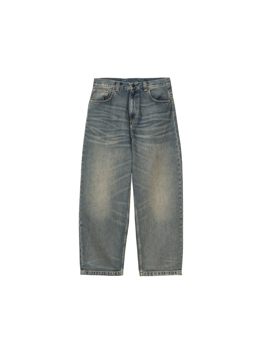 Pantalon Carhartt WIP Brandon Pant Blue Worn Used No Lenght