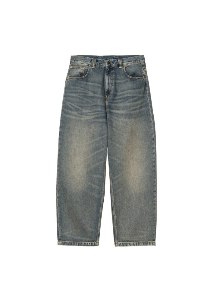 Pantalon Carhartt WIP Brandon Pant Blue Worn Used No Lenght