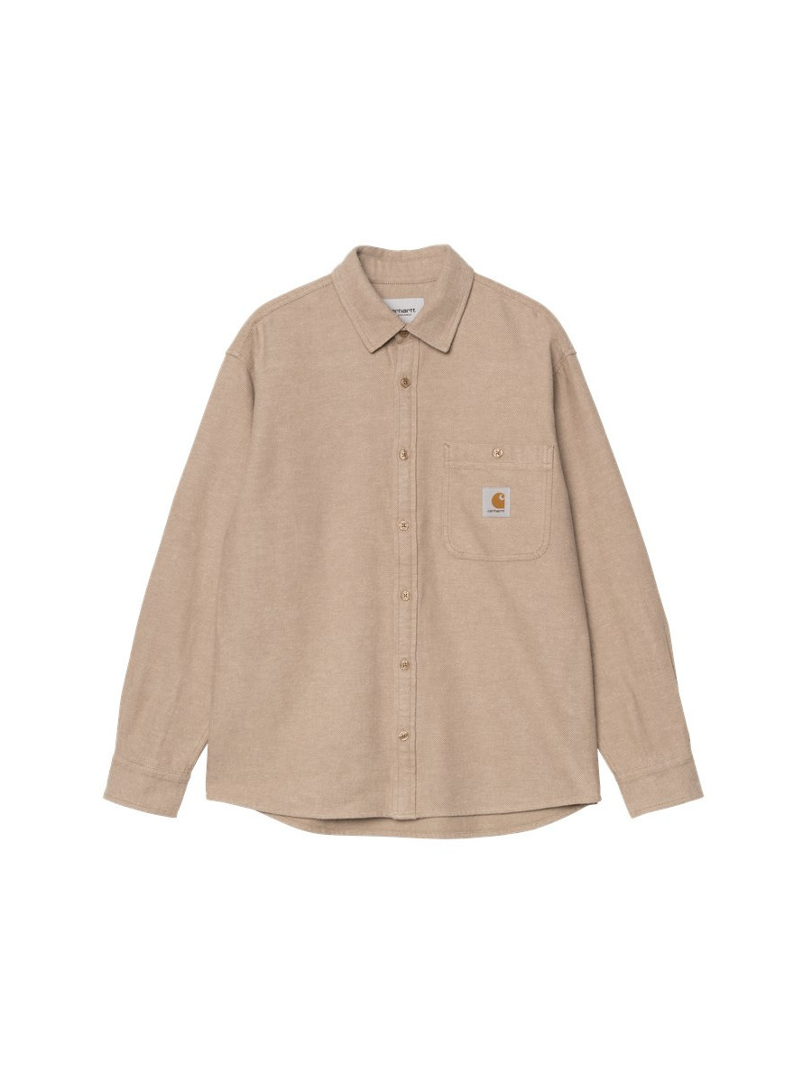 Camisa Carhartt WIP Edgar L/S Shirt Peanut Wax