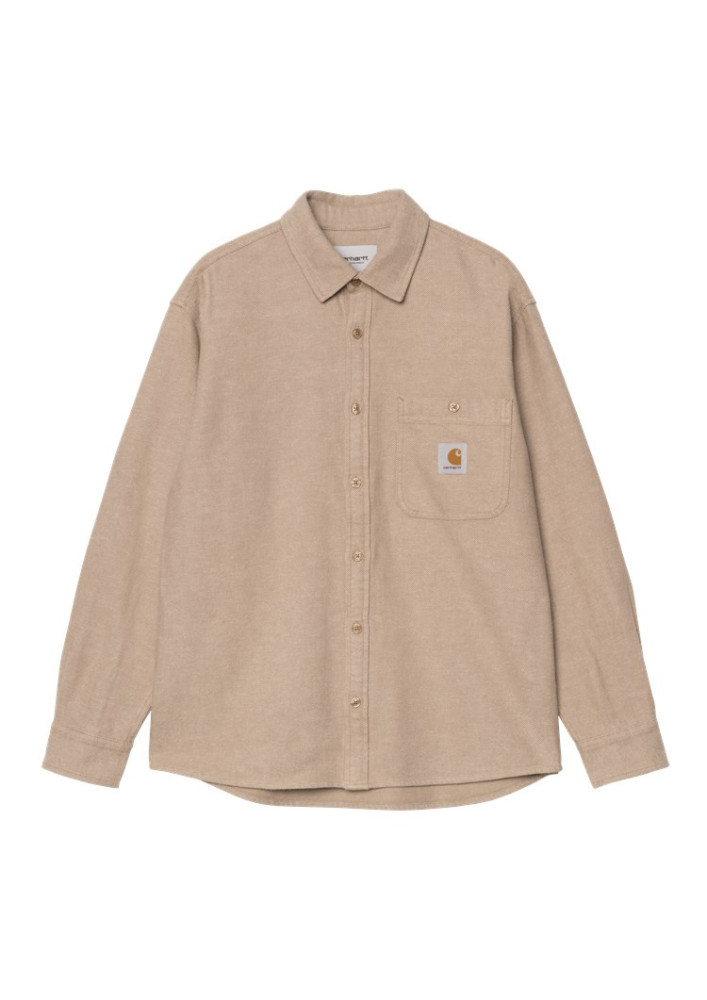 Camisa Carhartt WIP Edgar L/S Shirt Peanut Wax