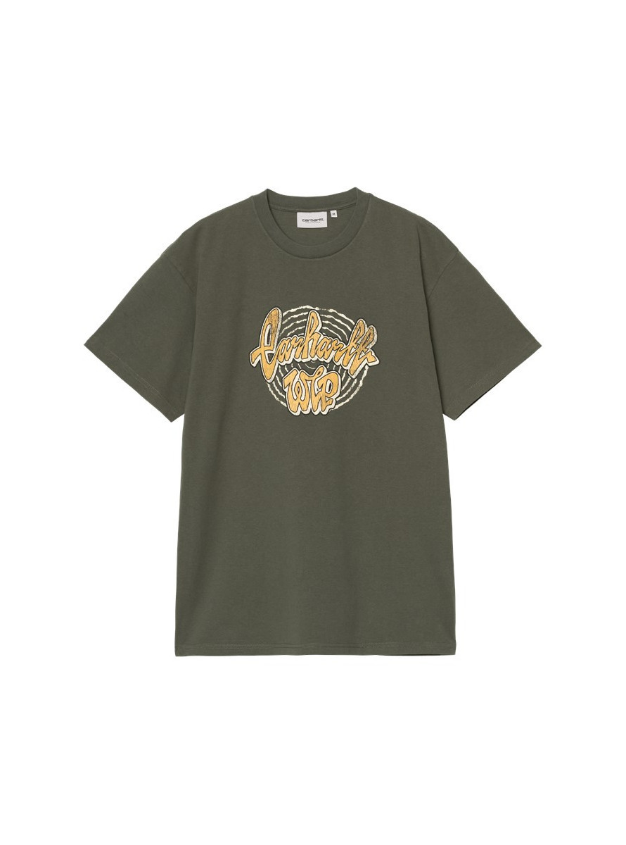 Camiseta Carhartt WIP Chedda T-Shirt SS Opuntia, Heavy Stone Wash