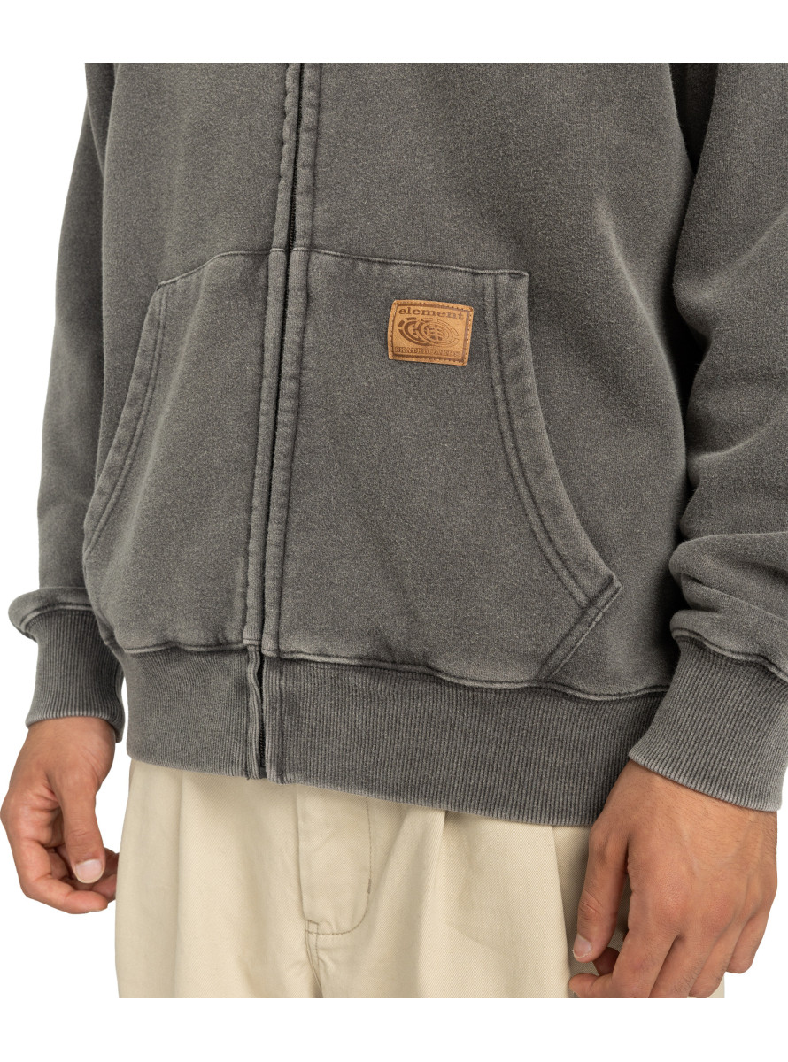 Sudadera Element Cargo Zip Hoodie Off Black