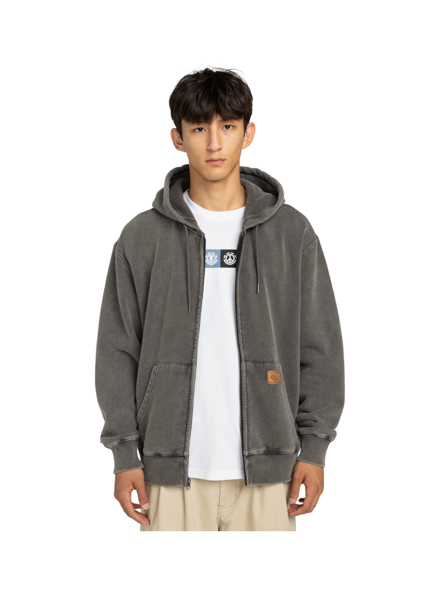 Sudadera Element Cargo Zip Hoodie Off Black