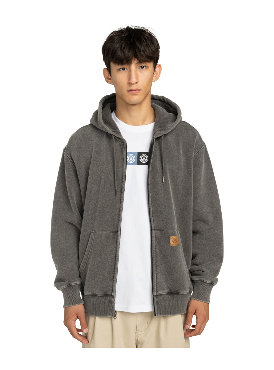 Sudadera Element Cargo Zip Hoodie Off Black