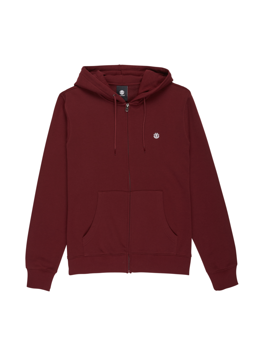 Sudadera Element Icon Embroidery Zip HD Zinfandel