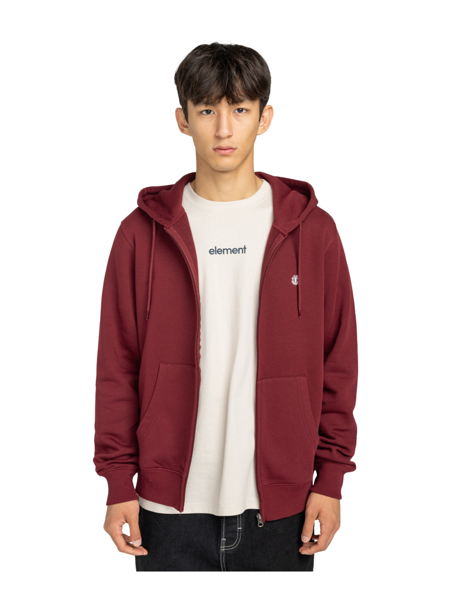 Sudadera Element Icon Embroidery Zip HD Zinfandel