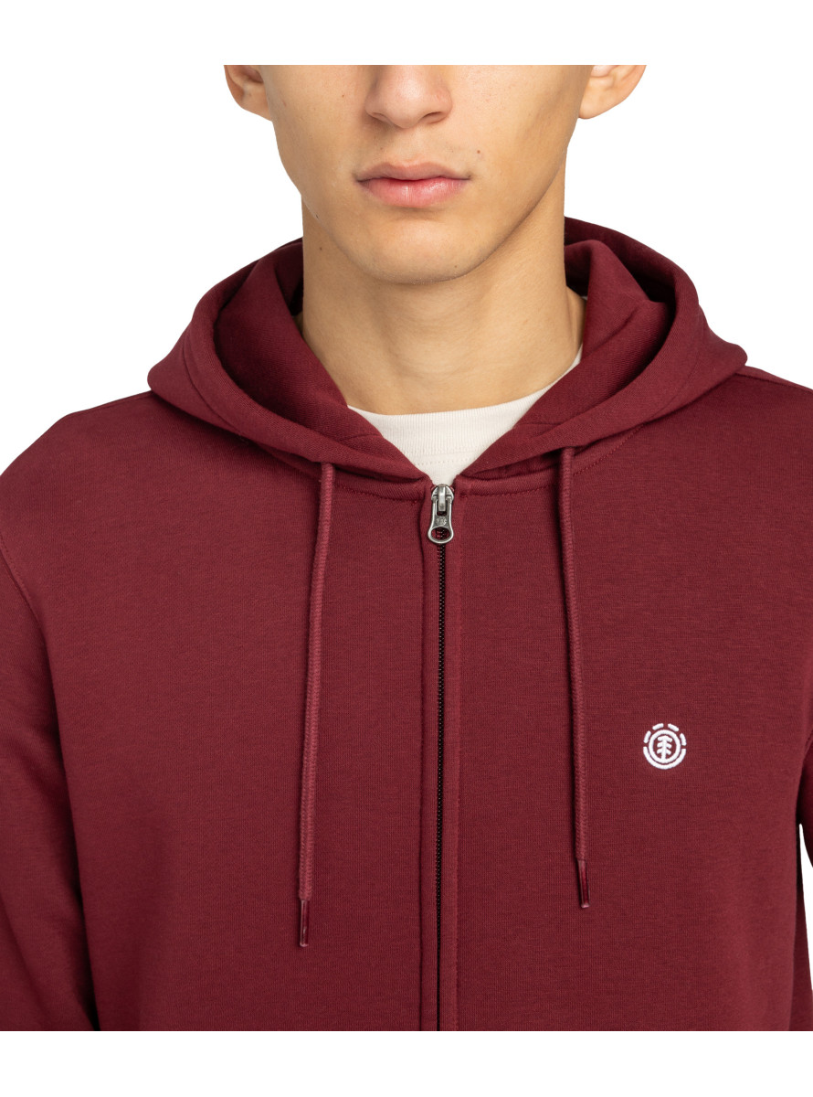 Sudadera Element Icon Embroidery Zip HD Zinfandel