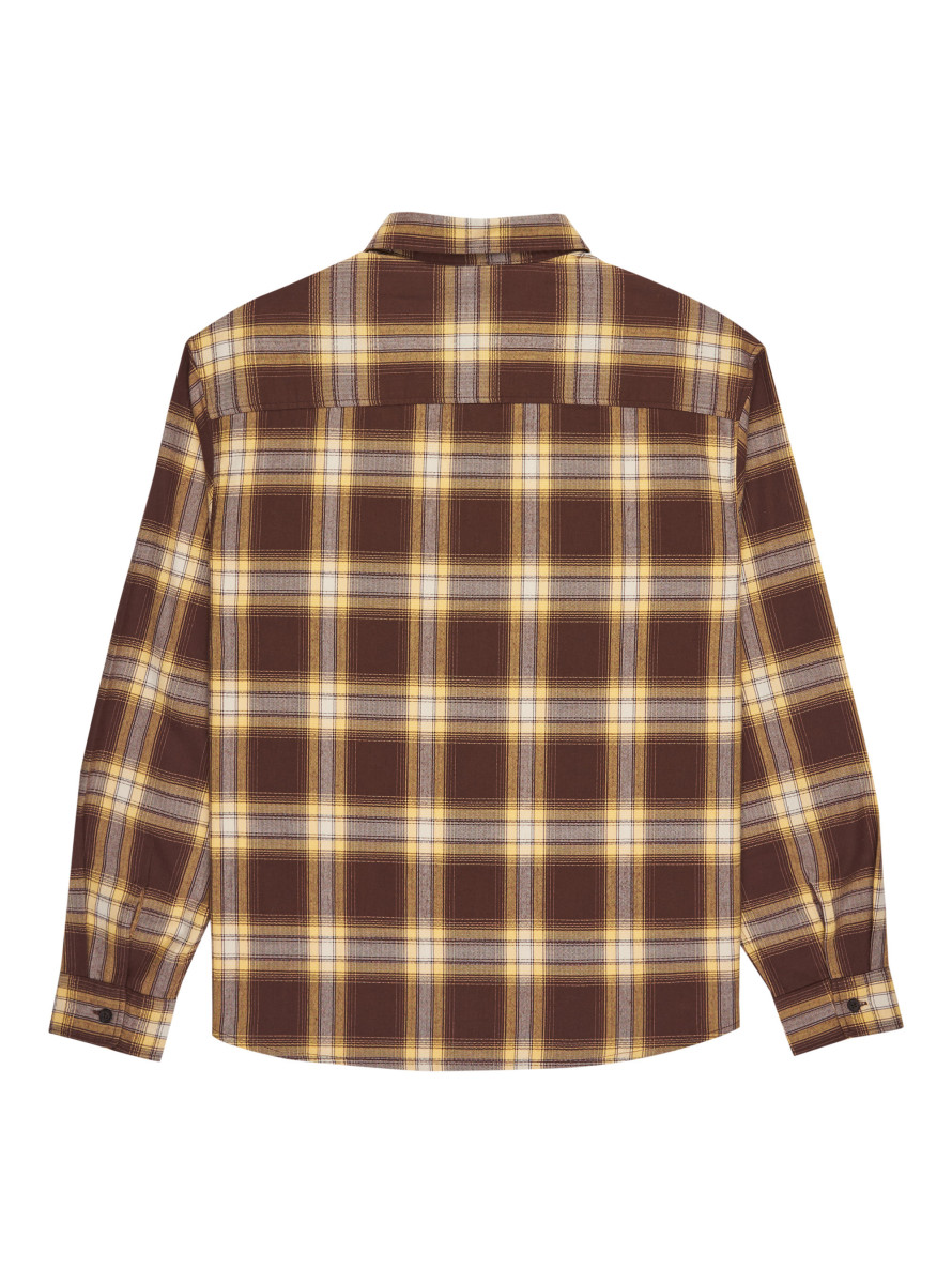 Camisa Element Button Down Regular Flannel LS Shirt Tartan Aluminium Camisa Element Button Down Regular Flannel LS Shirt Tartan Aluminium