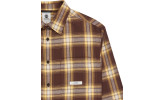 Camisa Element Button Down Regular Flannel LS Shirt Tartan Aluminium Camisa Element Button Down Regular Flannel LS Shirt Tartan Aluminium