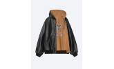 CAZADORA CARHARTT WIP OG ACTIVE JACKET 50TH ANNIVERSARY EDITION LEATHER BLACK / HAMILTON BROWN