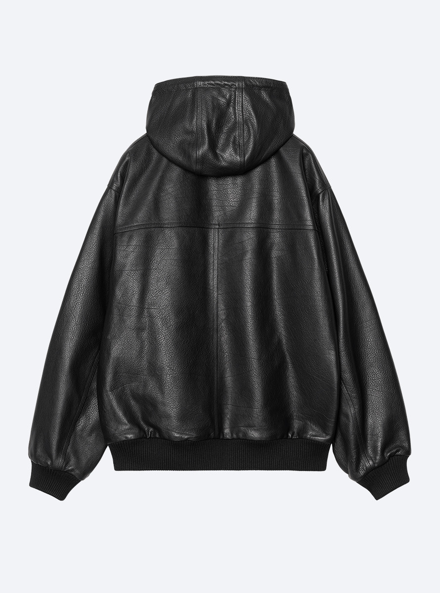 CAZADORA CARHARTT WIP OG ACTIVE JACKET 50TH ANNIVERSARY EDITION LEATHER BLACK / HAMILTON BROWN CAZADORA CARHARTT WIP OG ACTIVE JACKET 50TH ANNIVERSARY EDITION LEATHER BLACK / HAMILTON BROWN