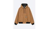 CAZADORA CARHARTT WIP OG ACTIVE JACKET 50TH ANNIVERSARY EDITION LEATHER BLACK / HAMILTON BROWN