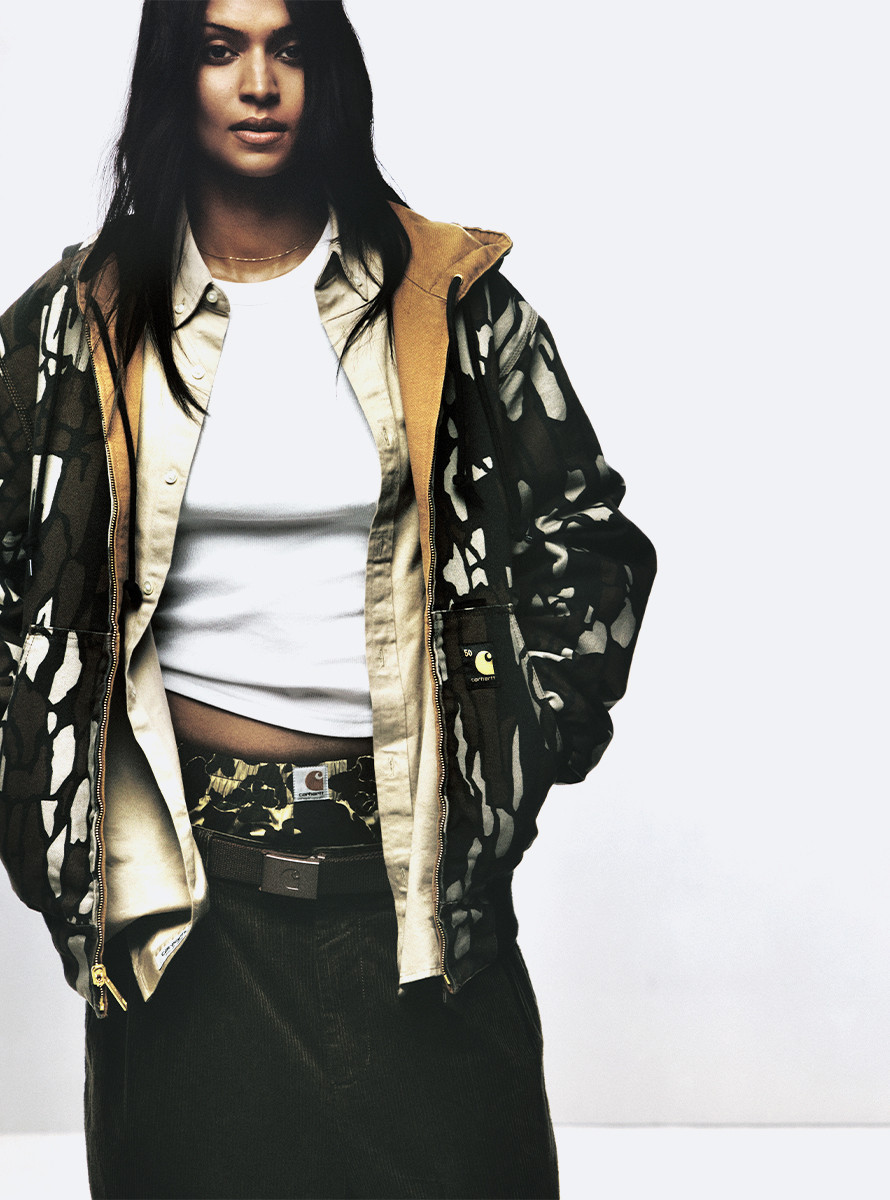 CAZADORA CARHARTT WIP OG ACTIVE JACKET 50TH ANNIVERSARY EDITION CANVAS HAMILTON BROWN / CAMO TREBARK RINSED CAZADORA CARHARTT WIP OG ACTIVE JACKET 50TH ANNIVERSARY EDITION CANVAS HAMILTON BROWN / CAMO TREBARK RINSED