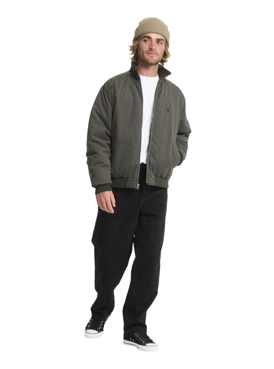 Cazadora Volcom Damerman Bomber Jacket Rinsed Black