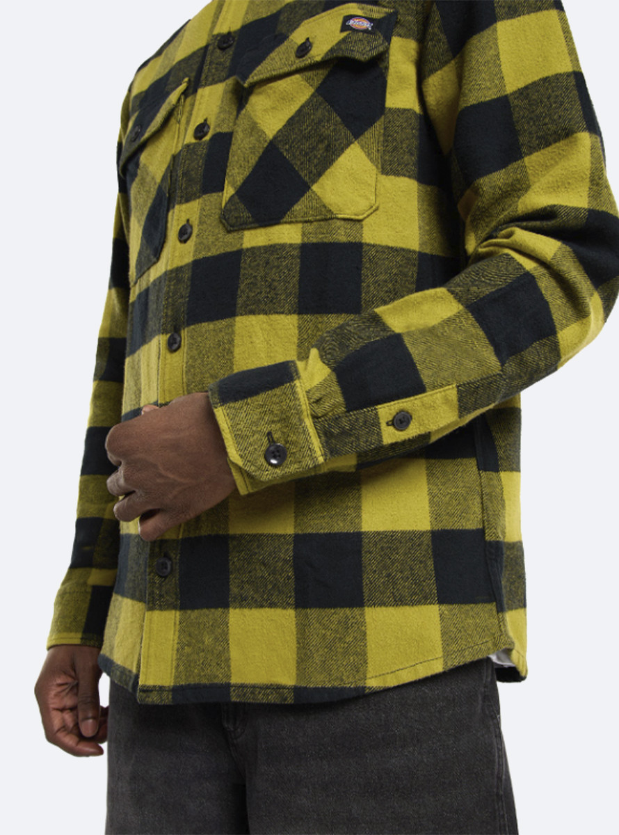 Camisa Dickies New Sacramento Shirt LS Evergreen Spring