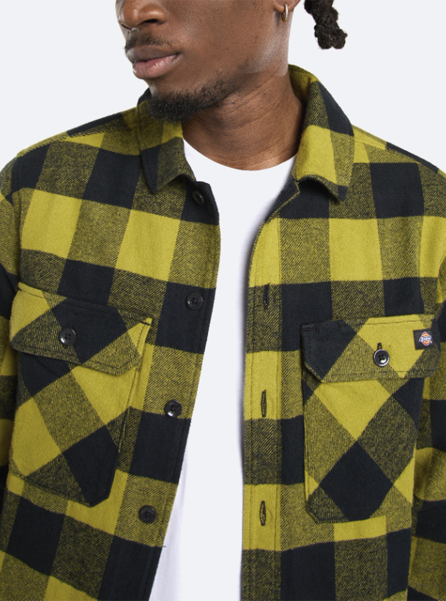 Camisa Dickies New Sacramento Shirt LS Evergreen Spring