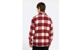 Camisa Dickies PLAID COALING LS SHIRT Brik Red