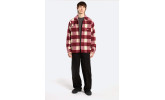 Camisa Dickies PLAID COALING LS SHIRT Brik Red