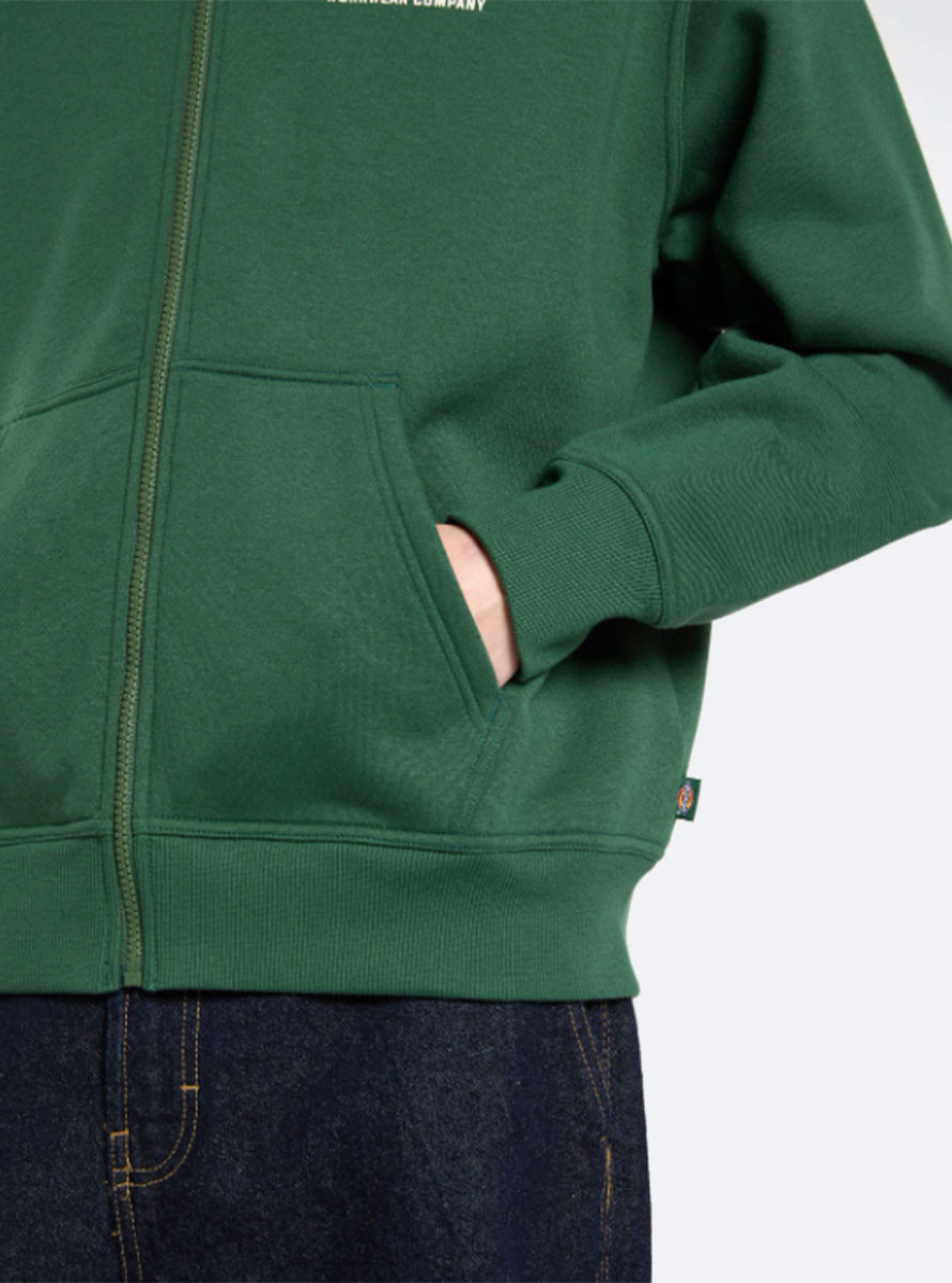 Sudadera Dickies Bolivar FZ Hoodie Pine Needle Green