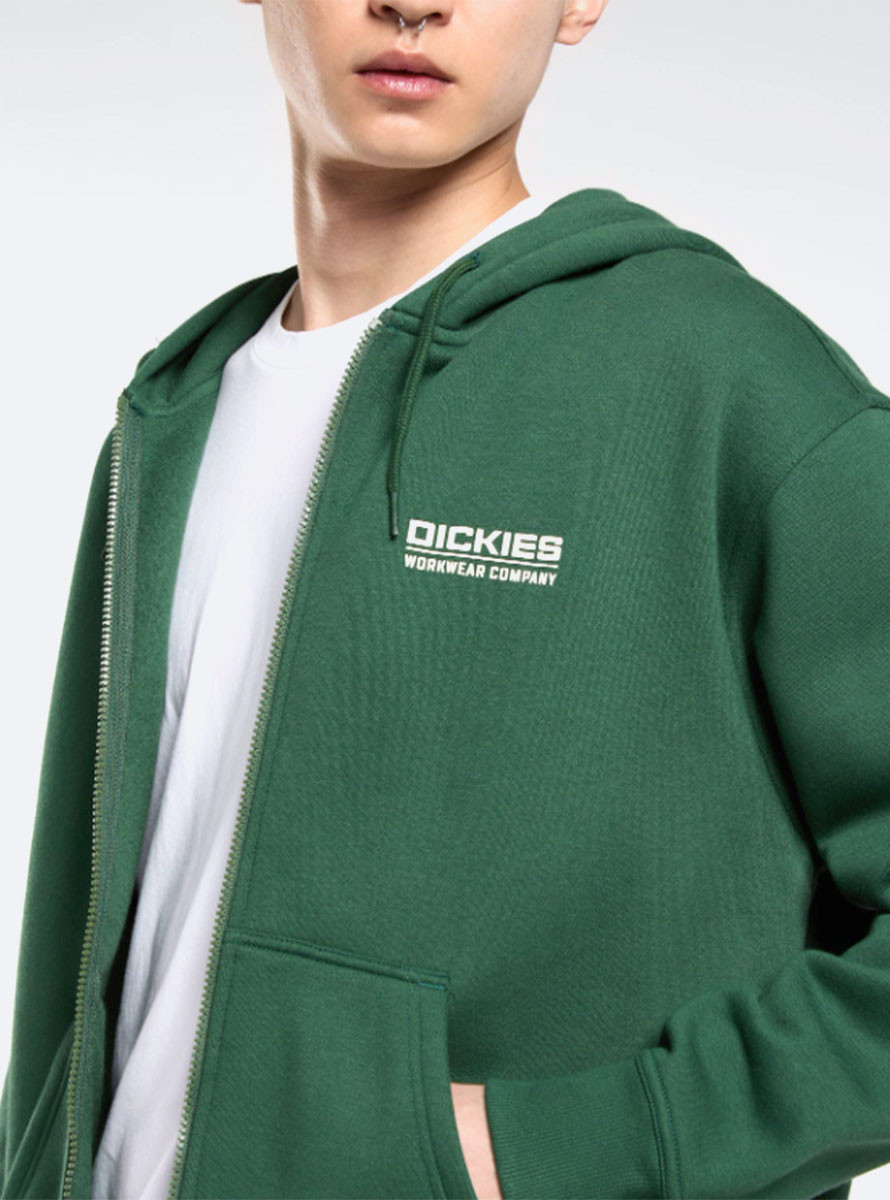 Sudadera Dickies Bolivar FZ Hoodie Pine Needle Green