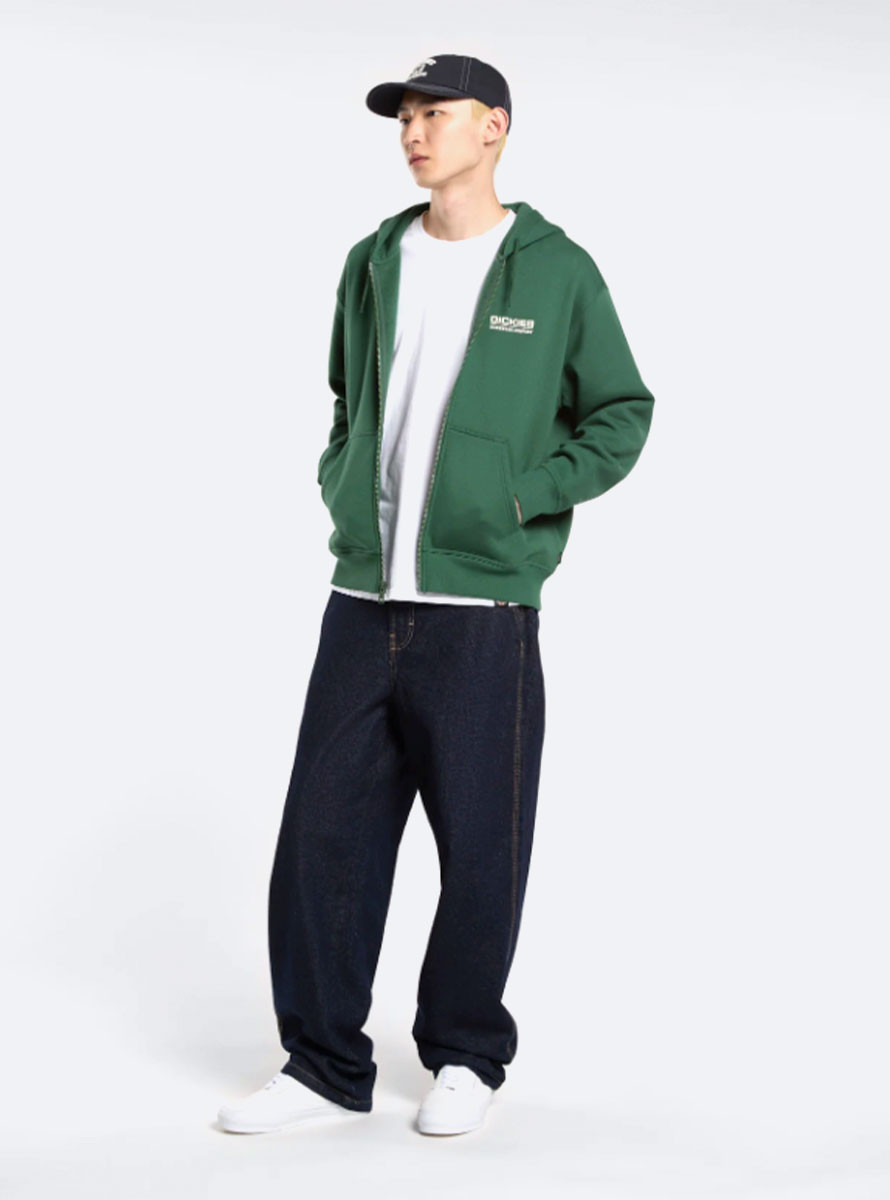 Sudadera Dickies Bolivar FZ Hoodie Pine Needle Green