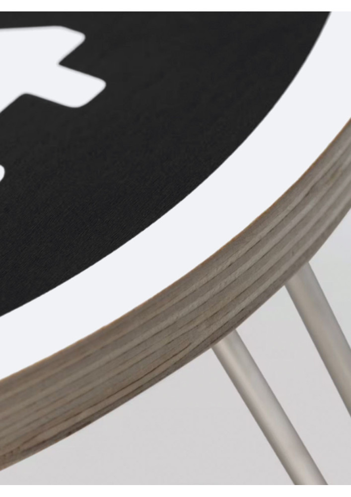 Mesa Carhartt WIP Heart Folding Table Black White