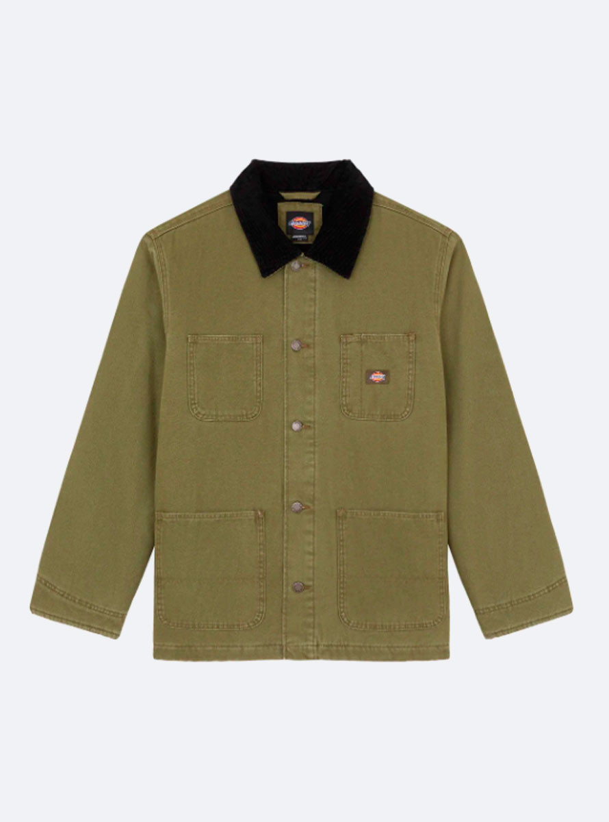 Cazadora Dickies CHORE JACKET LINED CANVAS Military Green