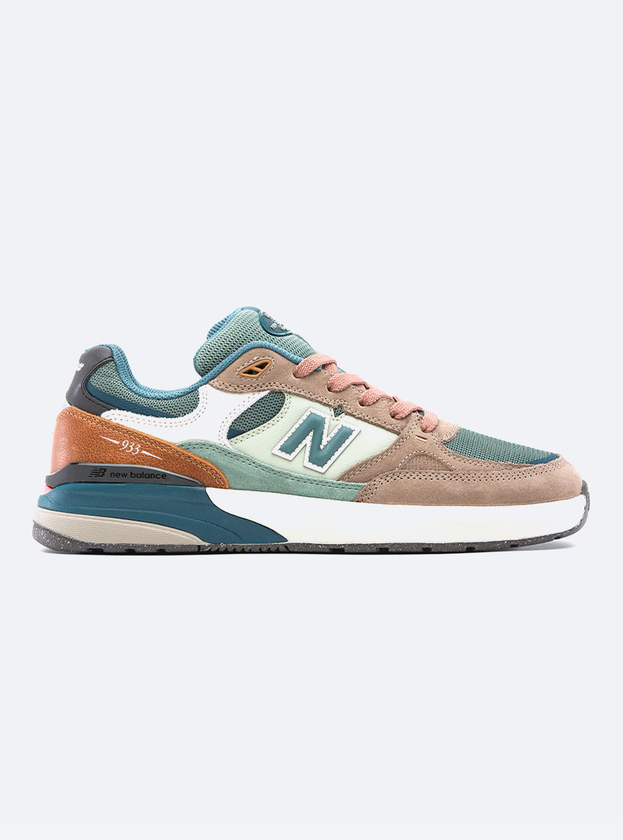Zapatillas New Balance Numeric 933 Andrew Reynolds ORI Mushroom New Spruce