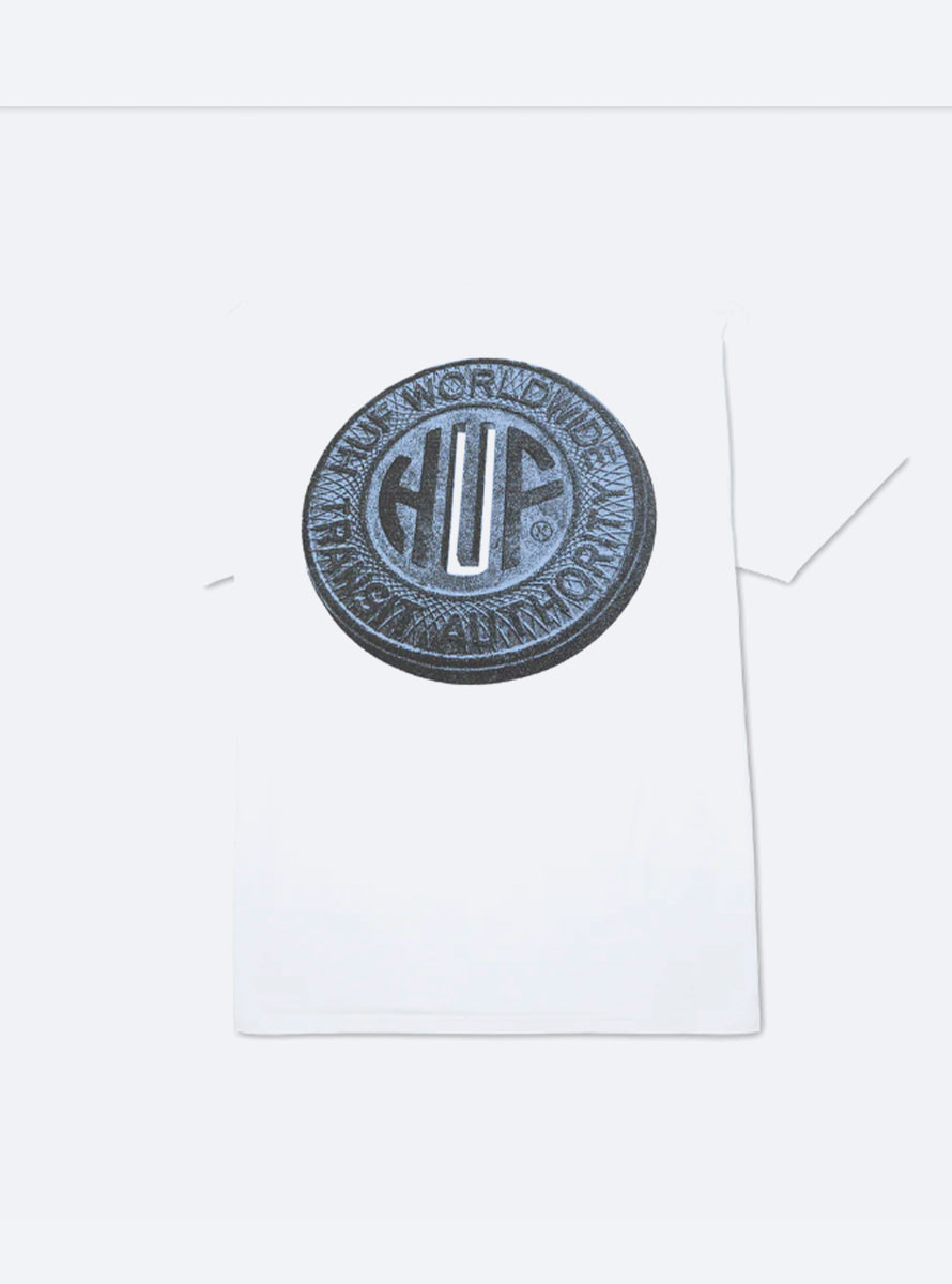 Camiseta HUF Token S/S T-Shirt White