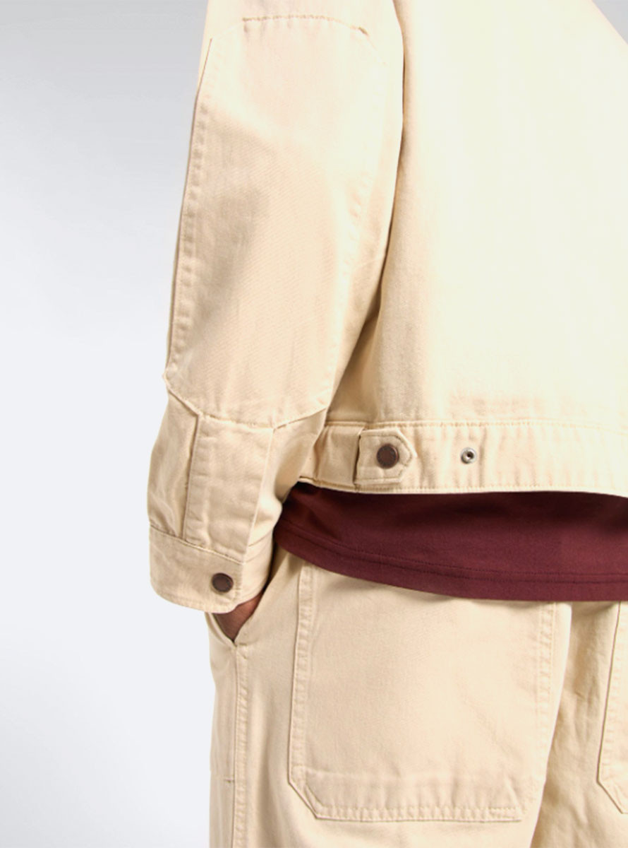 Cazadora Dickies FORT SMITH TRUCKER JACKET WOOD ASH