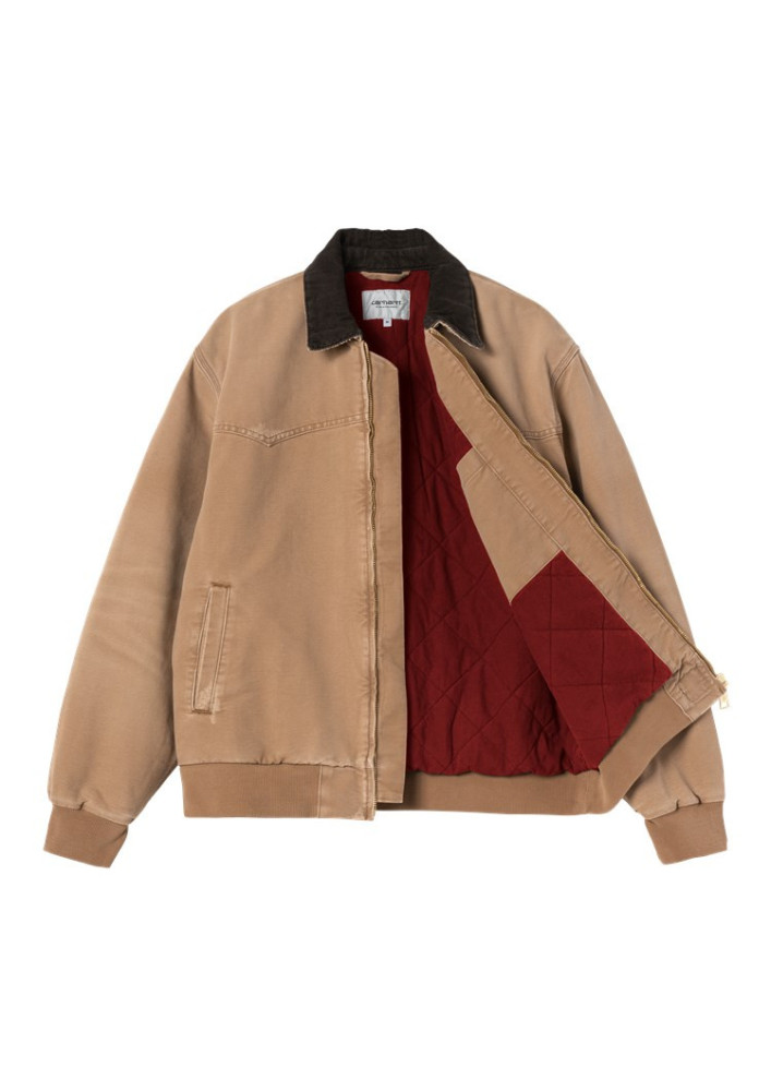 Cazadora Carhartt WIP Santa Fe Jacket Hamilton Brown / Tobacco ( grind wash )