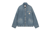 Cazadora Carhartt WIP OG Detroit 'Bradenton' Denim Blue, grind wash