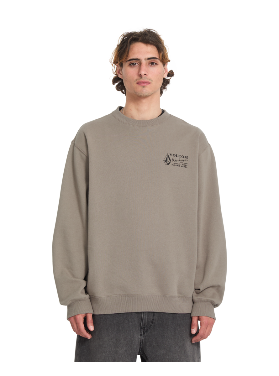 Sudadera Volcom Stone WORKWEAR CREW BRINDLE