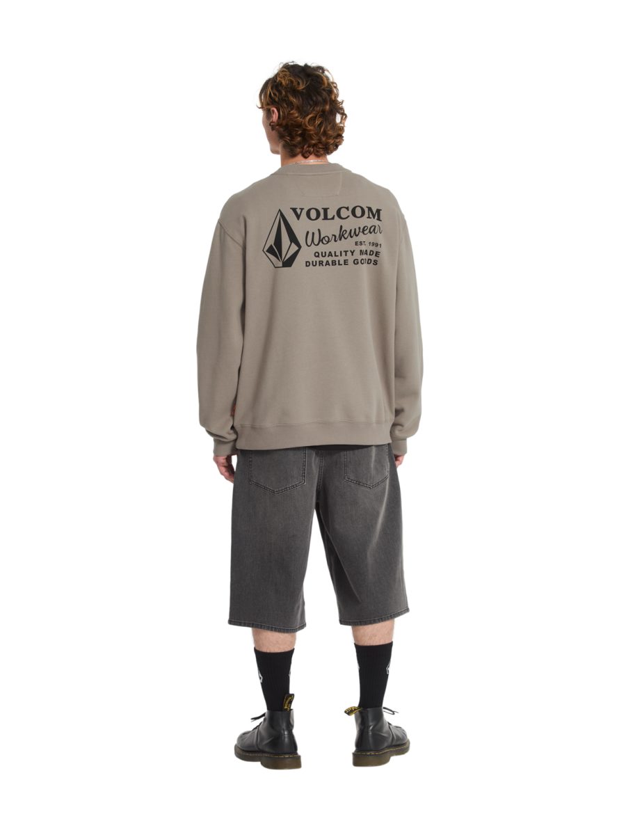 Sudadera Volcom Stone WORKWEAR CREW BRINDLE