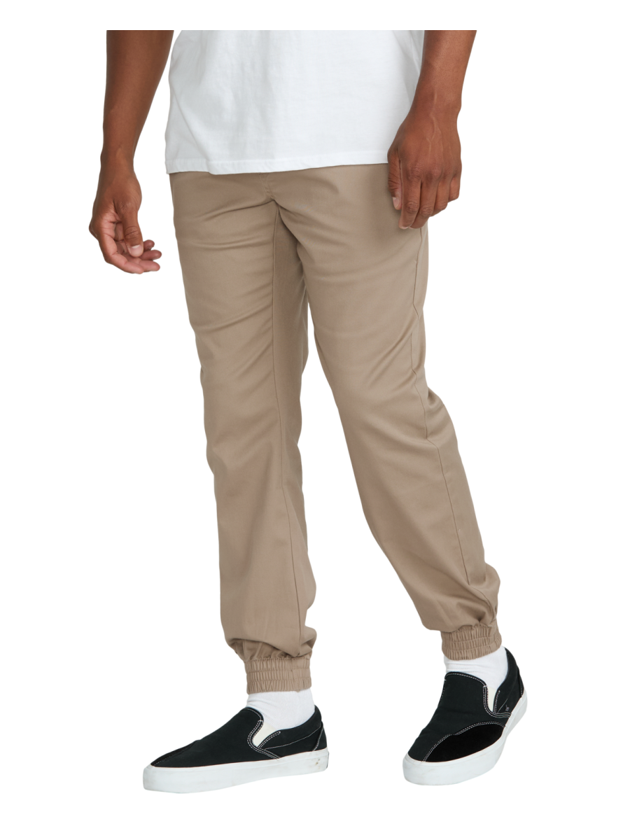Pantalon Volcom Stone FRICKIN SLIM JOGGER KHAKI
