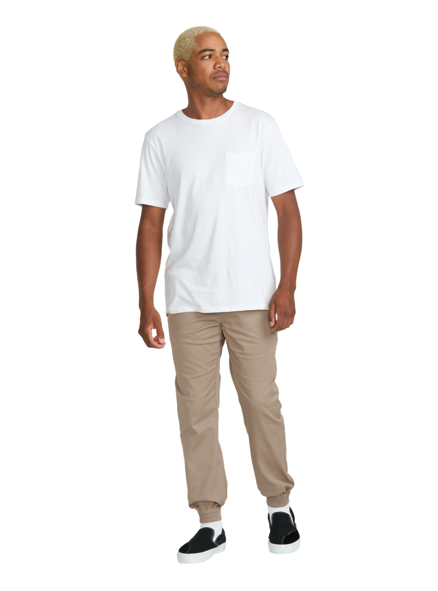 Pantalon Volcom Stone FRICKIN SLIM JOGGER KHAKI