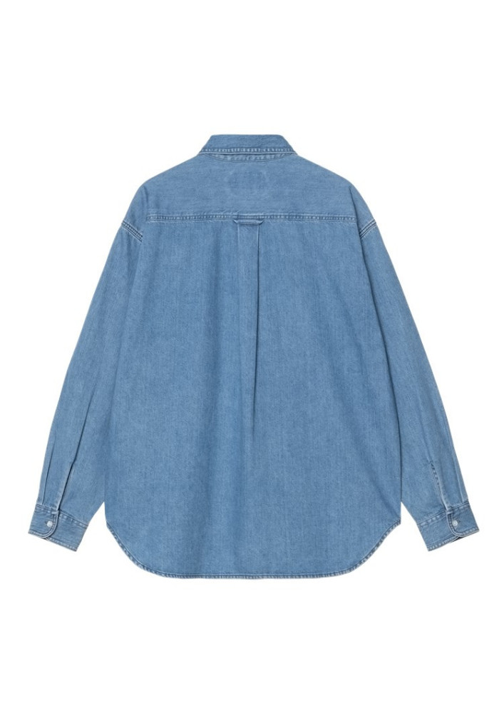 Camisa Carhartt WIP Lucas Shirt  LS Blue Stone Washed