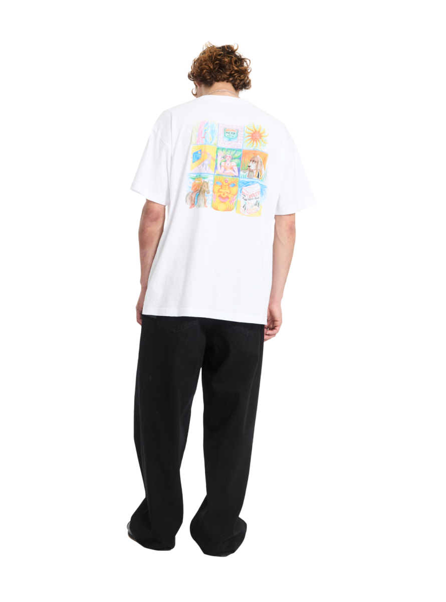 Camiseta Volcom Stone DOUBLE FANTASY LSE SST White