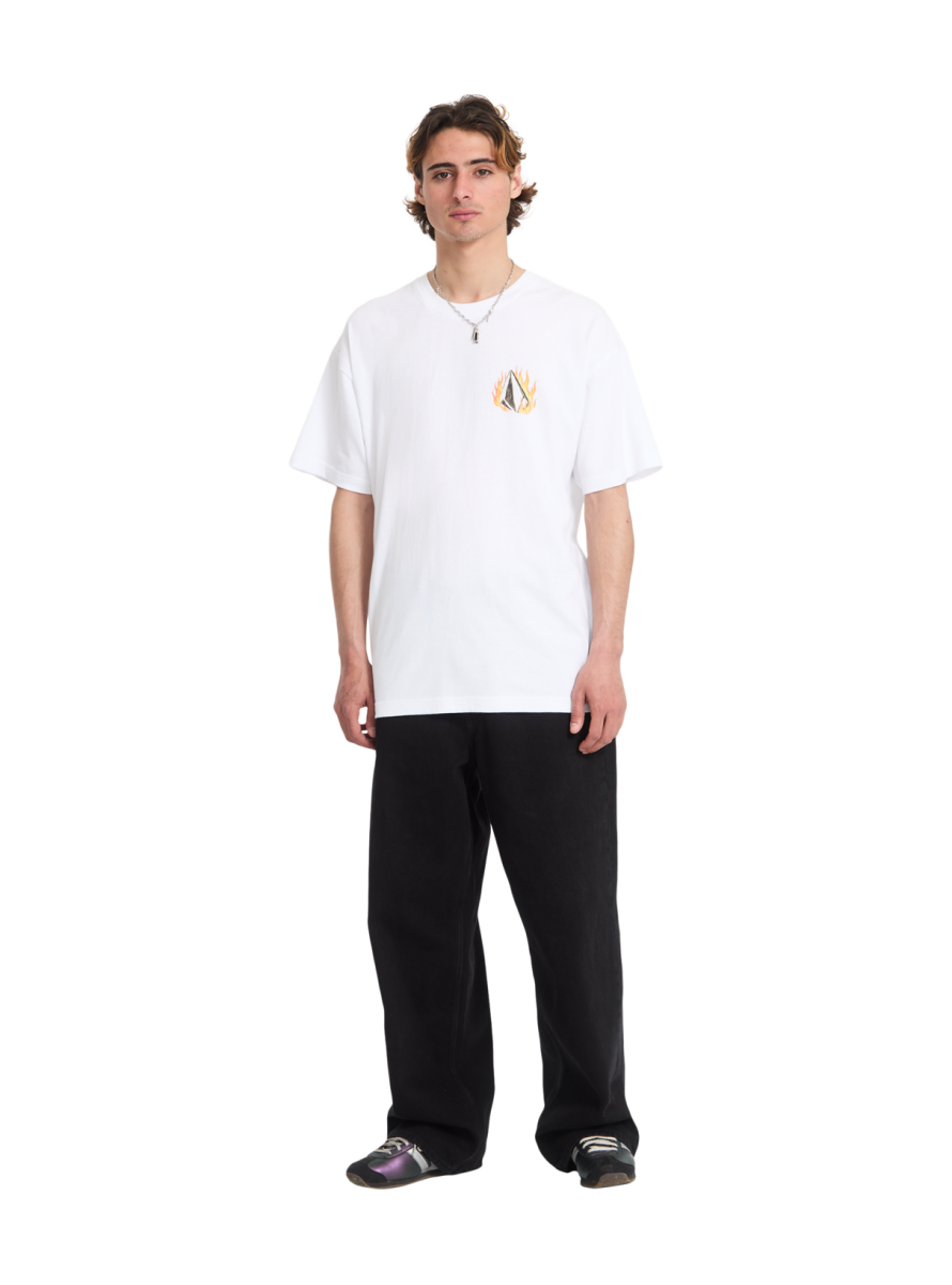Camiseta Volcom Stone DOUBLE FANTASY LSE SST White