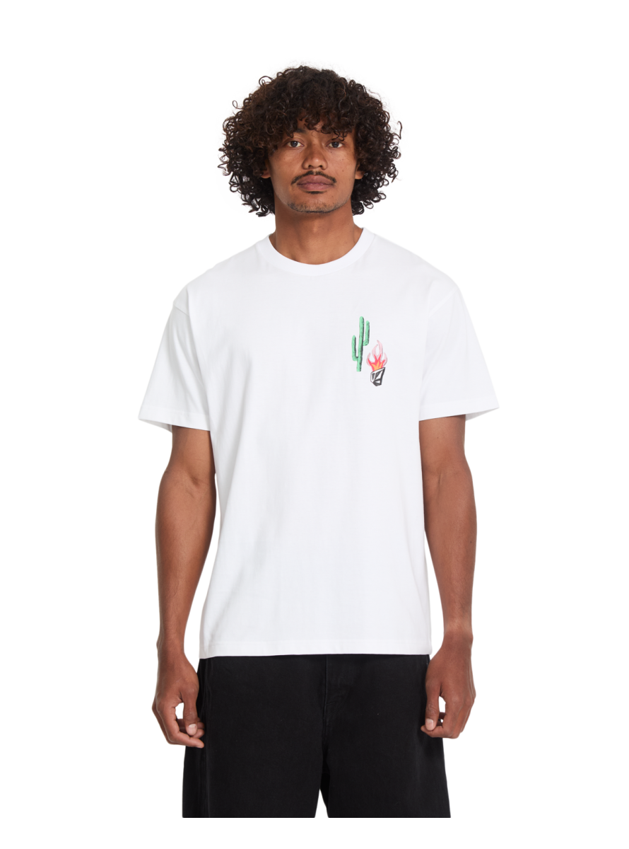 Camiseta Volcom Stone FA MICKEY MASON 2 SST White