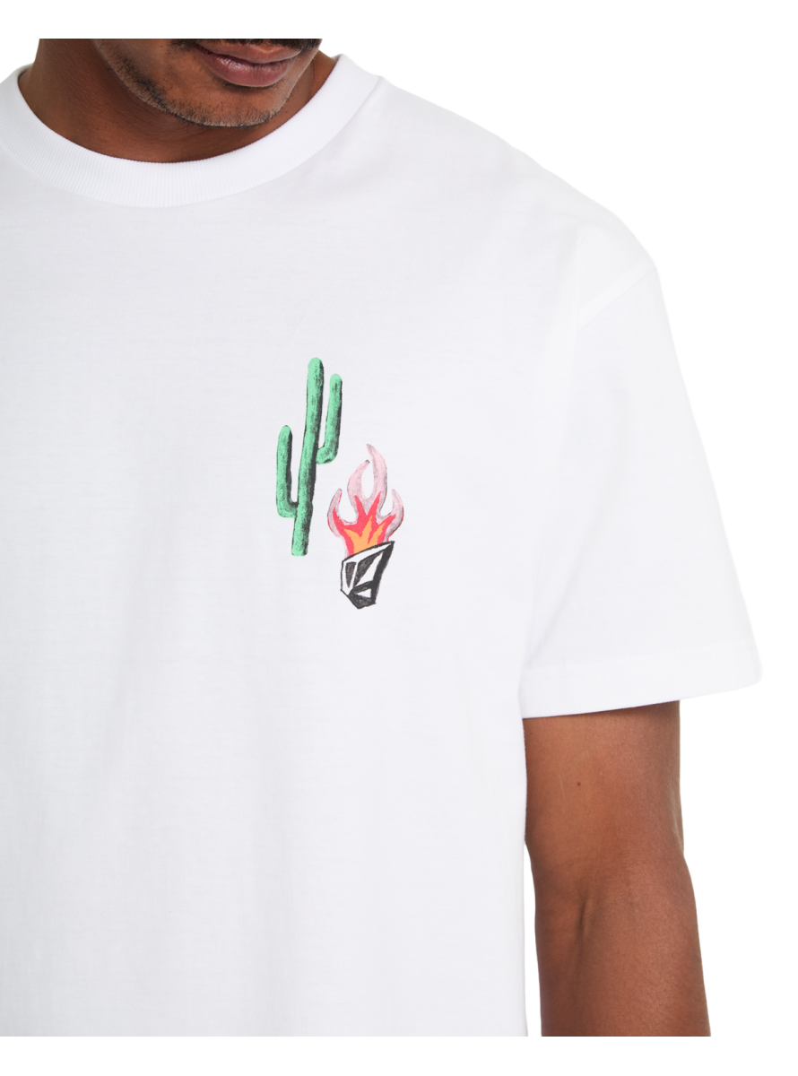 Camiseta Volcom Stone FA MICKEY MASON 2 SST White