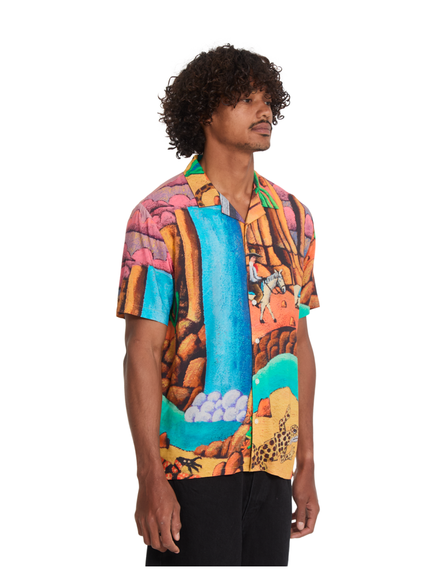 Camisa Volcom Stone FA MICKEY MASON SS Shirt Multi
