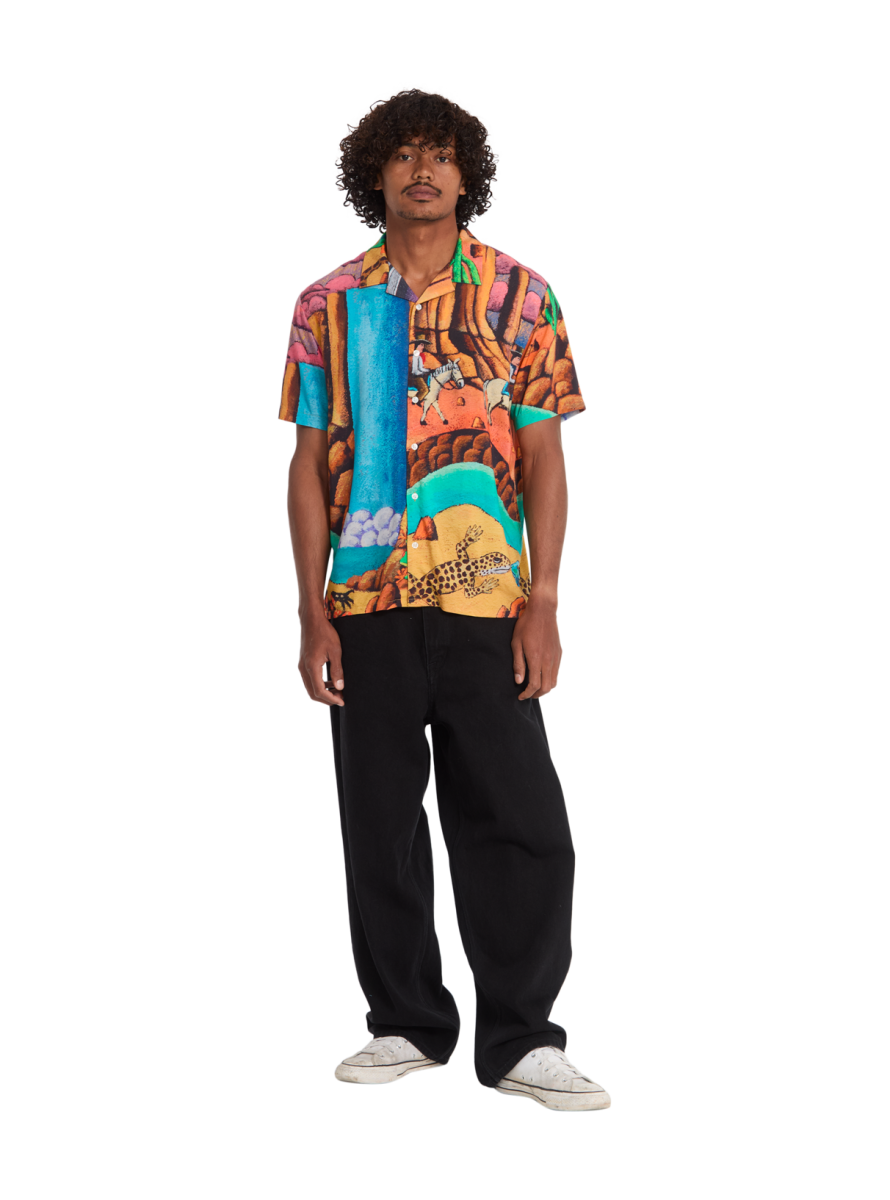 Camisa Volcom Stone FA MICKEY MASON SS Shirt Multi