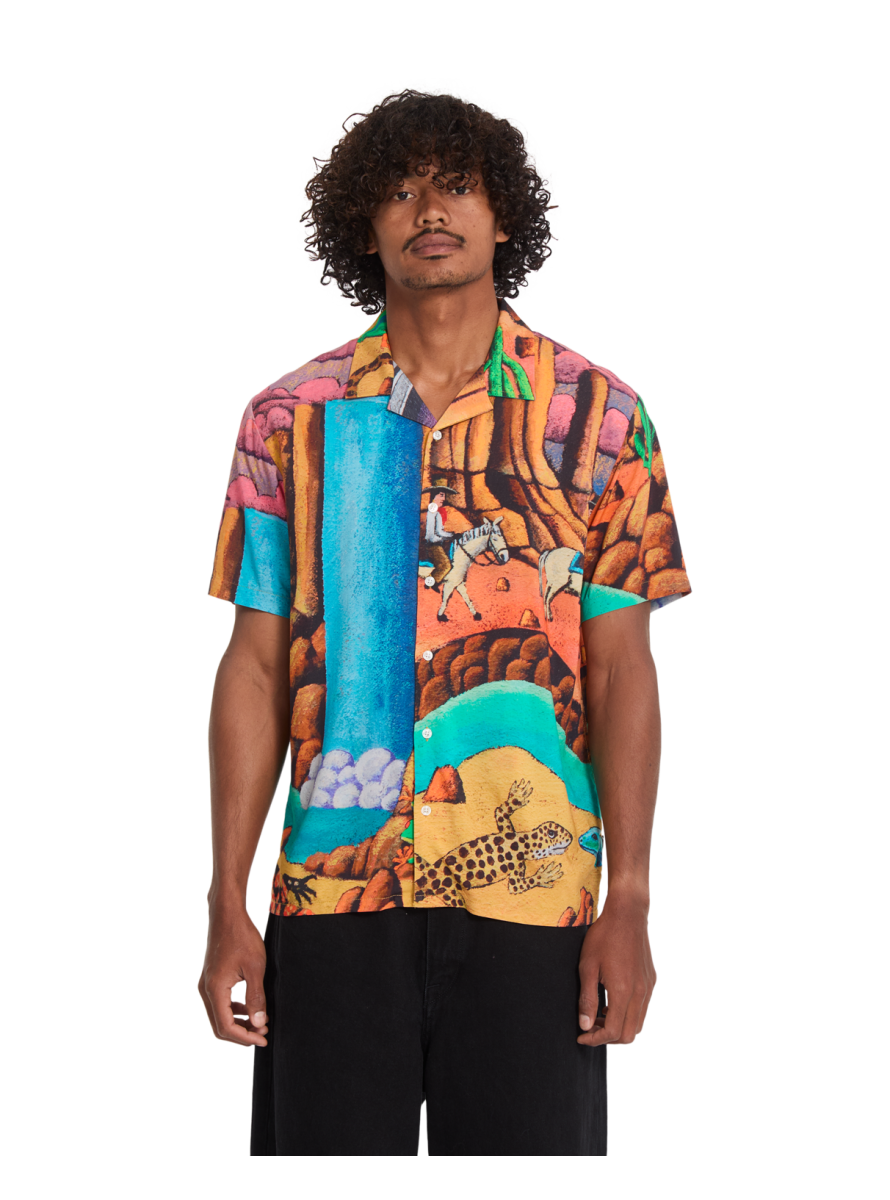 Camisa Volcom Stone FA MICKEY MASON SS Shirt Multi