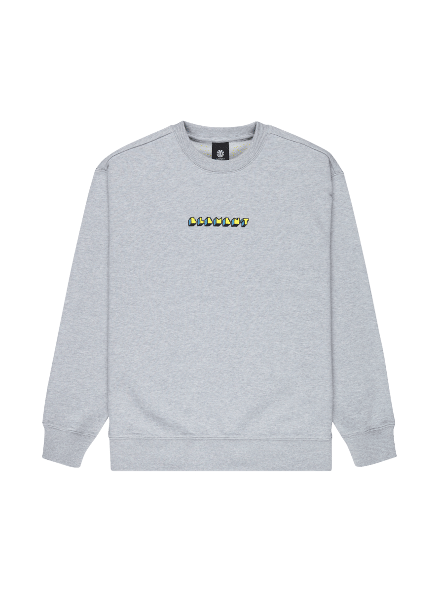 Sudadera Element WORLD PEACE CR Mid Grey Heather