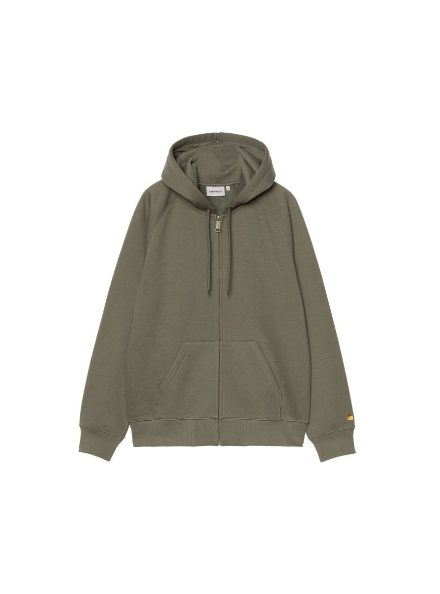 Sudadera Carhartt WIP Hooded Chase Jacket Leaf / Gold