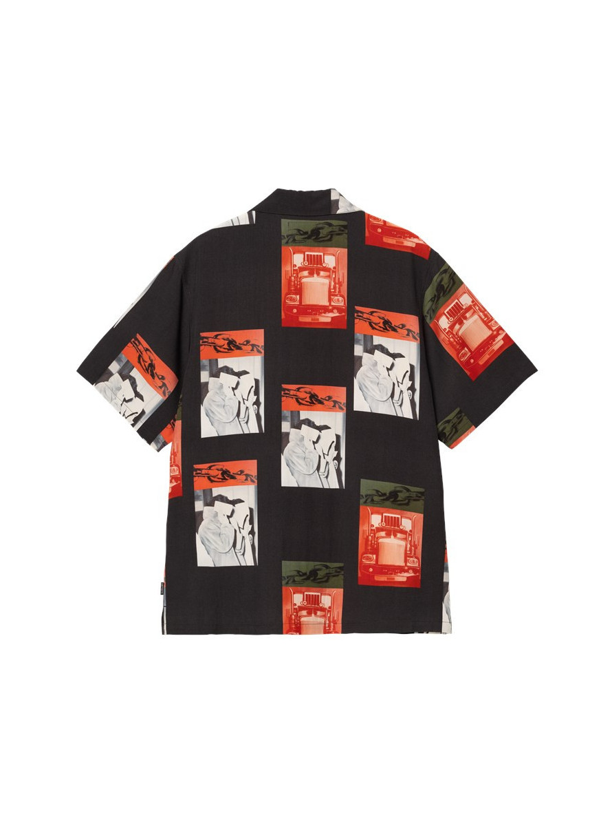 Camisa Carhartt WIP Sean Hamilton Shirt SS Sean Hamilton Print / Black