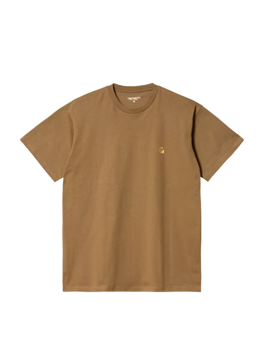 Camiseta Carhartt WIP Chase SS T-Shirt Hamilton Brown Gold