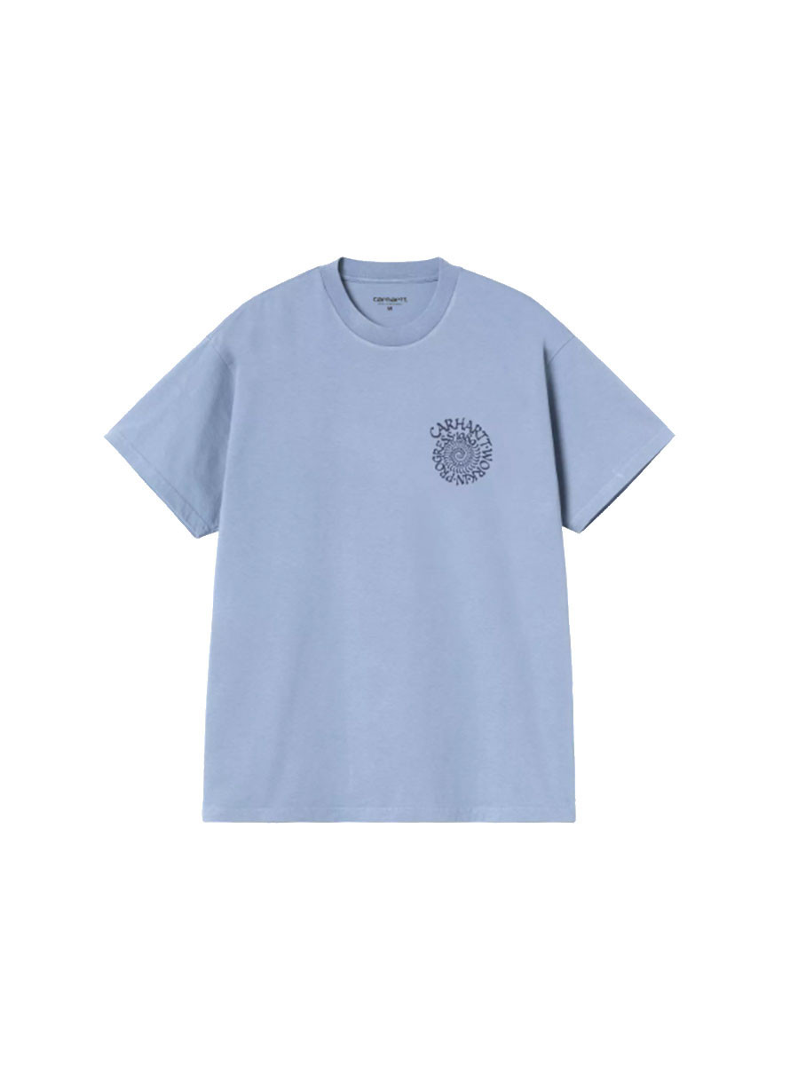 Camiseta Carhartt WIP Spirals SS T-Shirt Gentle Blue