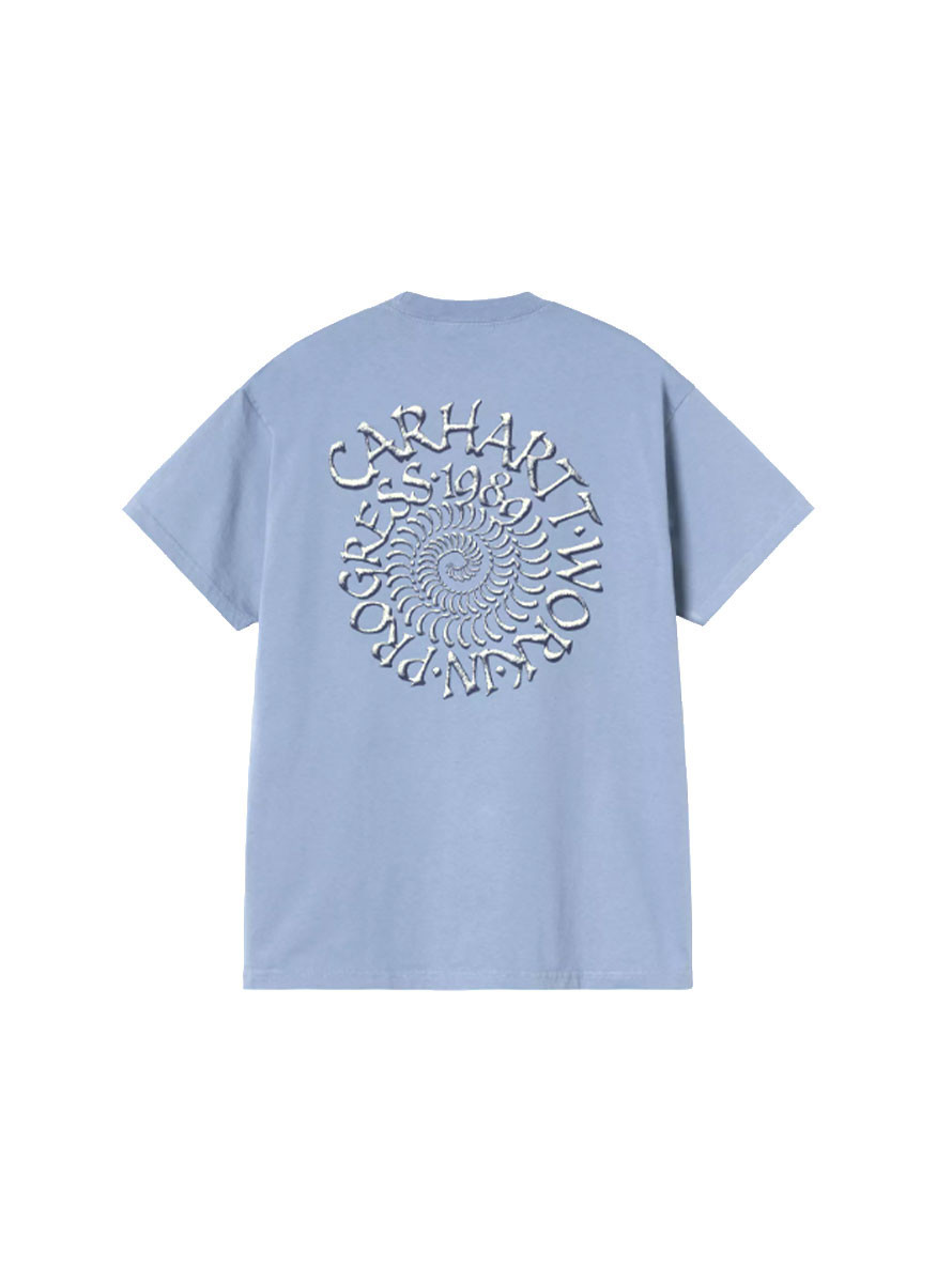 Camiseta Carhartt WIP Spirals SS T-Shirt Gentle Blue